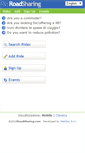 Mobile Screenshot of m.roadsharing.com