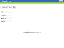 Tablet Screenshot of m.roadsharing.com